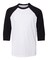 BELLA + CANVAS® Youth Three-Quarter Sleeve Baseball Tee - 3200Y